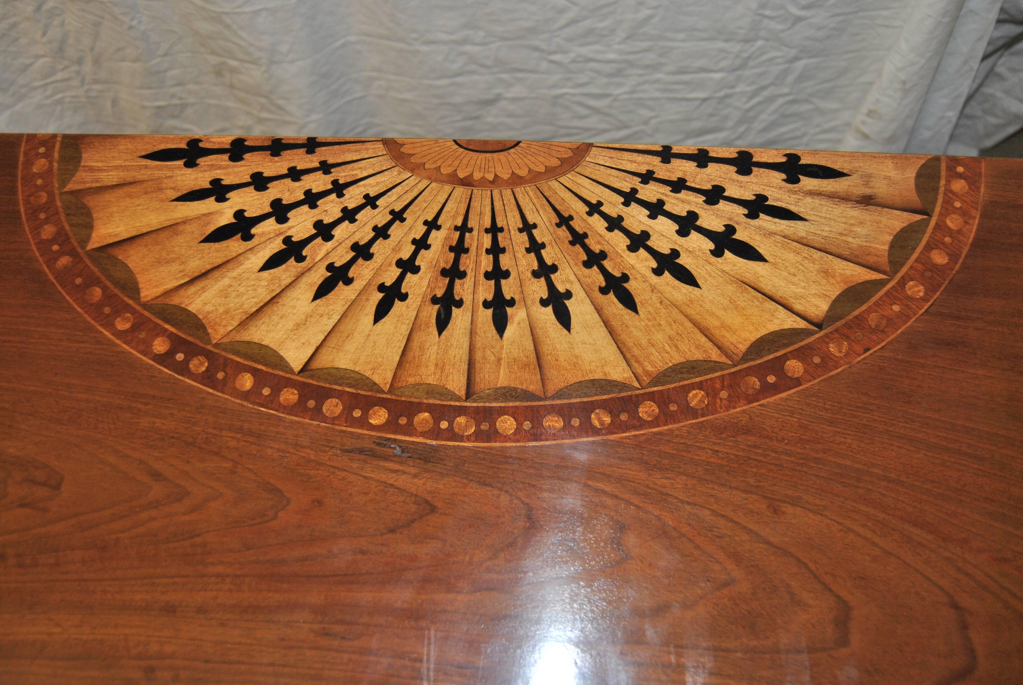 19th Century English Inlayed Mahogany Sideboard 2
