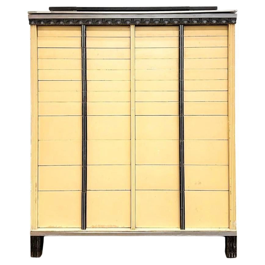 1920s Antiguo Art Deco American Cabinet Co. Armario