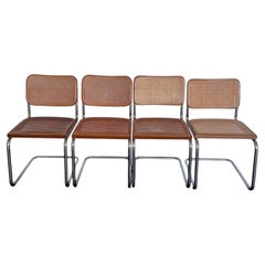 1960s Cesca Cantilever Chairs by Marcel Breuer for Knoll Int., Set of 4