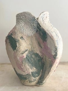 Lilac - Moss Ceramic Vessel- Lost Quarry Organic Modern