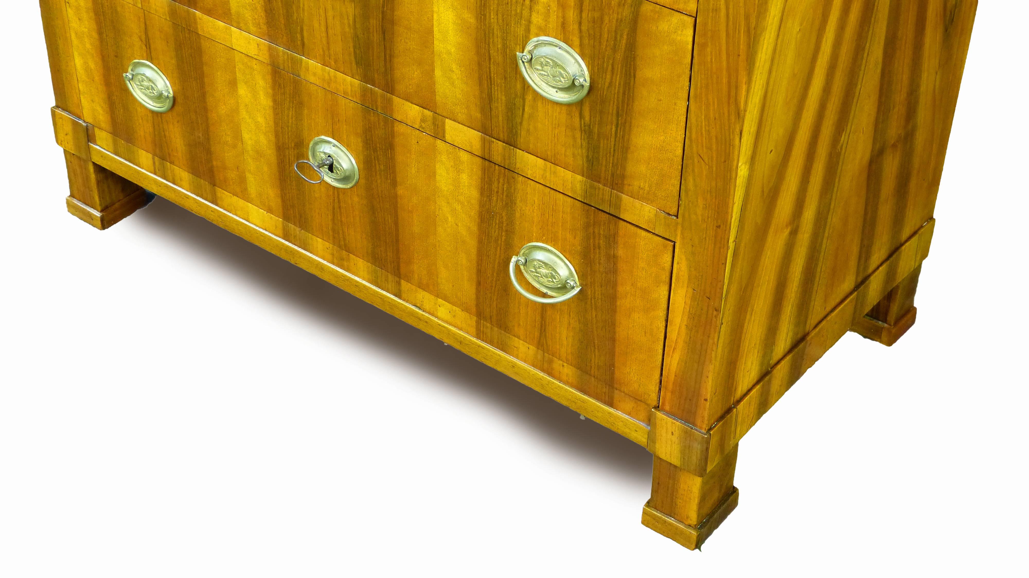 Commode Chest of Drawers Biedermeier 19th Century Olive wood - RETIREMENT SALE 3