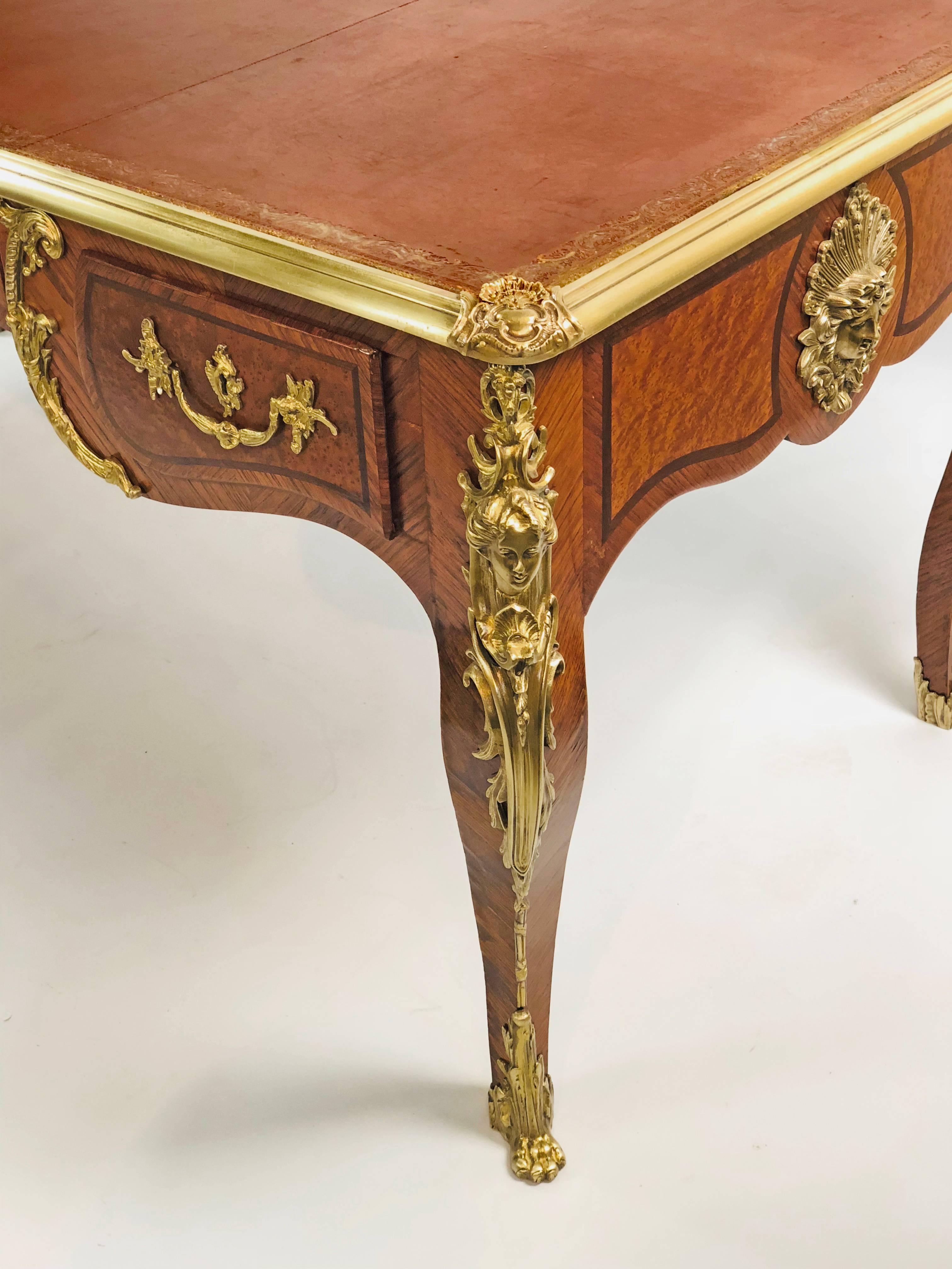 bureau plat louis xv