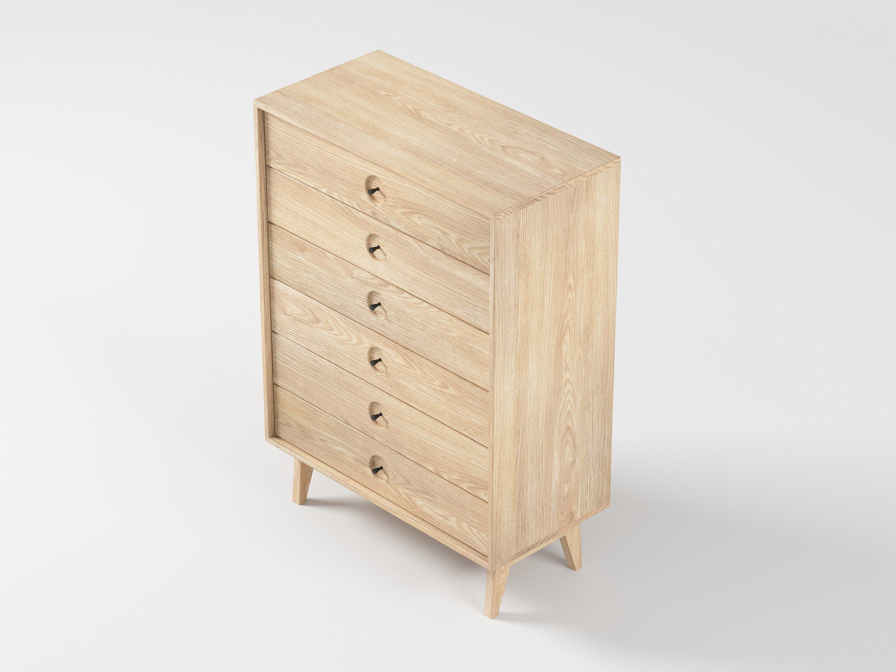 Nord-américain Commode haute Florence en bois de frêne (Tiffany) par The Spalty Dog en vente