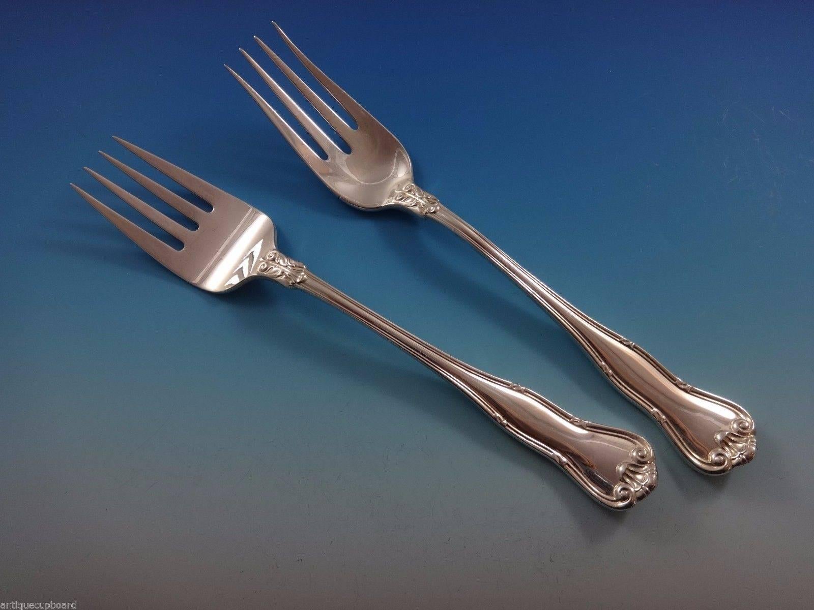 Provence by Tiffany & Co. Sterling Silver Dinner Flatware Set 12 Service 67 Pcs In Excellent Condition In Big Bend, WI
