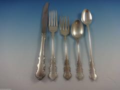 Martinique by Oneida Sterling Silver Flatware Set for Six Service 26 Pieces