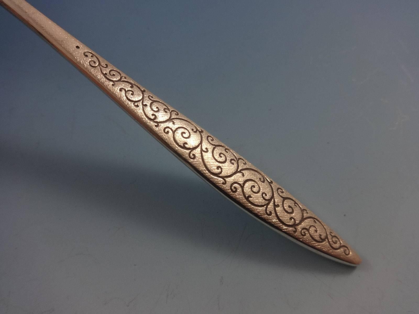 Spanische Spitze von Wallace Sterling Silber Besteck Set 35 Pieces im Zustand „Hervorragend“ im Angebot in Big Bend, WI