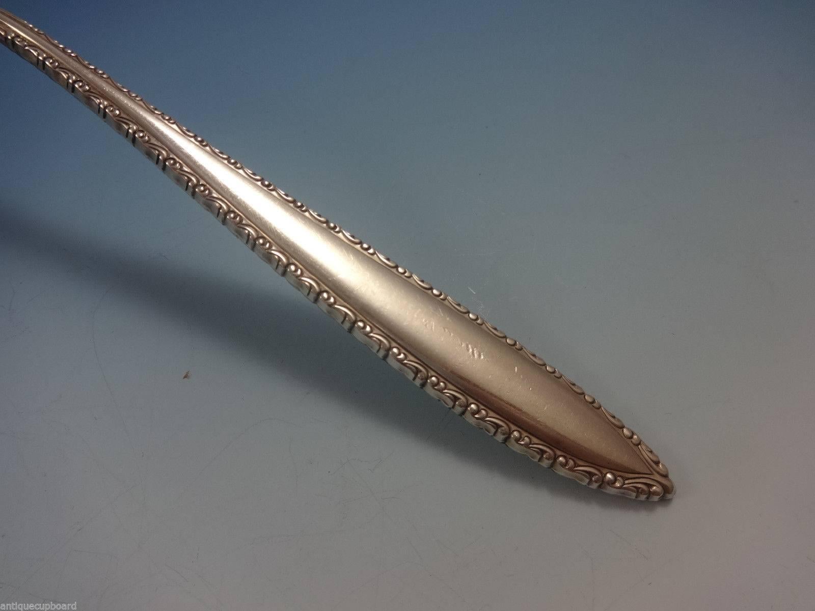 Michele by Wallace Set di posate in argento sterling per otto persone Servizio 35 pezzi In condizioni ottime in vendita a Big Bend, WI