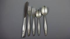 Sea Rose by Gorham Sterling Silver Flatware Set Eight Service 44 Pieces
