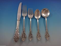 Florentine Lace by Reed & Barton Sterling Silver Flatware Service 8 Set 40 Pcs