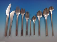 Tanaquil by Georg Jensen Stainless Steel Flatware Set For 12 Service Modernism