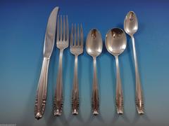 Stradivari by Wallace Sterling Silver Flatware Set for Eight Service 57 Pieces