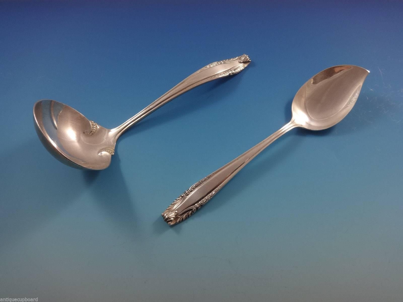Juego de Cubiertos de Plata de Ley Stradivari by Wallace para Ocho Servicio 57 Piezas en venta 3
