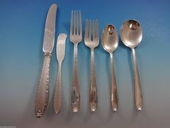 Southern Charm by Alvin Sterling Silver Flatware Set for Eight Service 51 Pieces