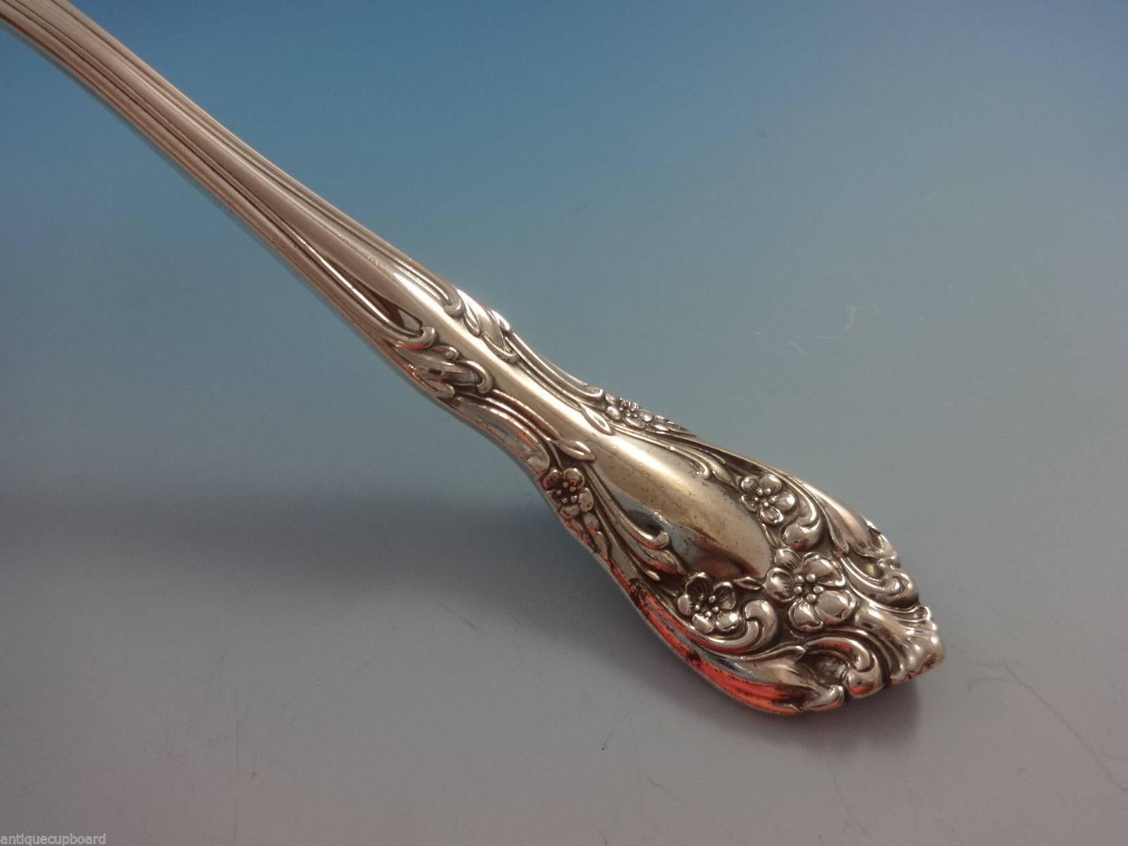 Chateau Rose by Alvin Sterling Silver Flatware Set Service 24 Pieces In Excellent Condition In Big Bend, WI