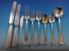 Saint Dunstan by Tiffany & Co. Sterling Silver Flatware Set Service 66 Pieces