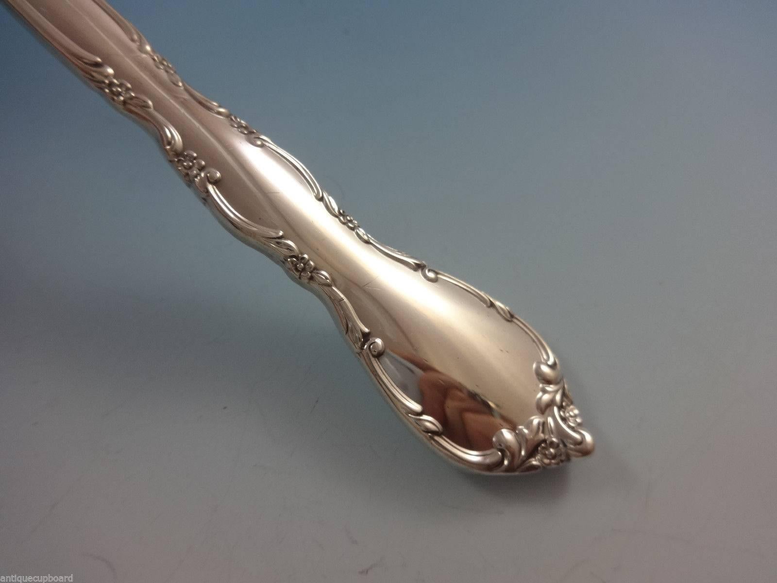 Servicio de cubiertos de plata de ley Mignonette by Lunt 44 piezas con mantequillas mediados del siglo XX en venta