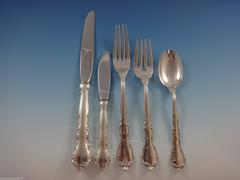 Service de couverts en argent sterling 44 pièces avec bouchers Mignonette by Lunt