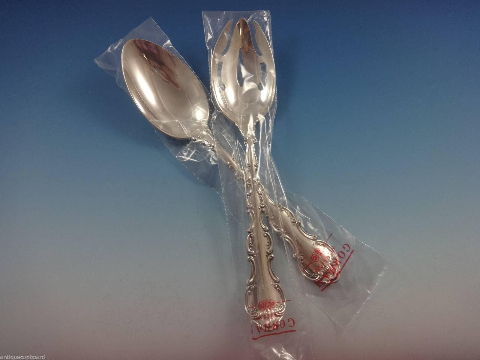 Late 19th Century Strasbourg by Gorham Sterling Silver Flatware Place Size Set Service 67 Pcs New