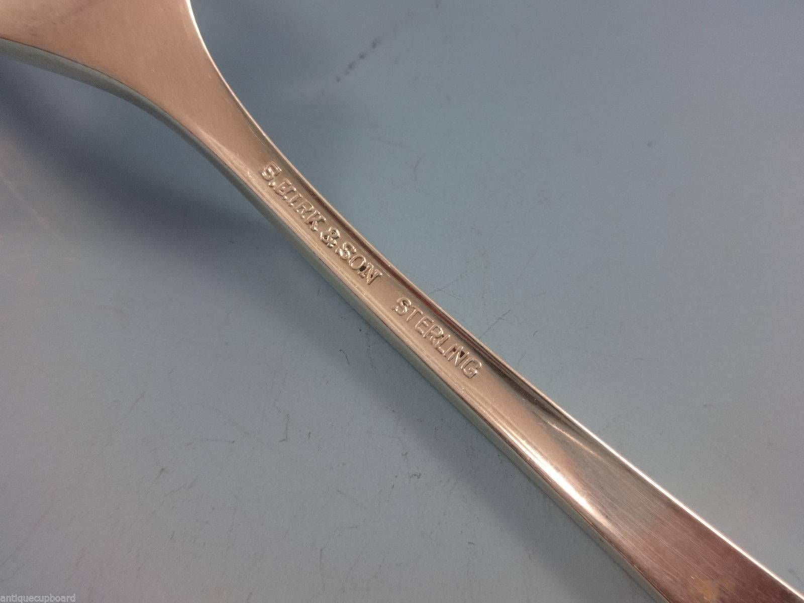 Argento 925 Servizio di posate in argento sterling Cynthia Engraved by Kirk per 12 persone 77 pezzi in vendita