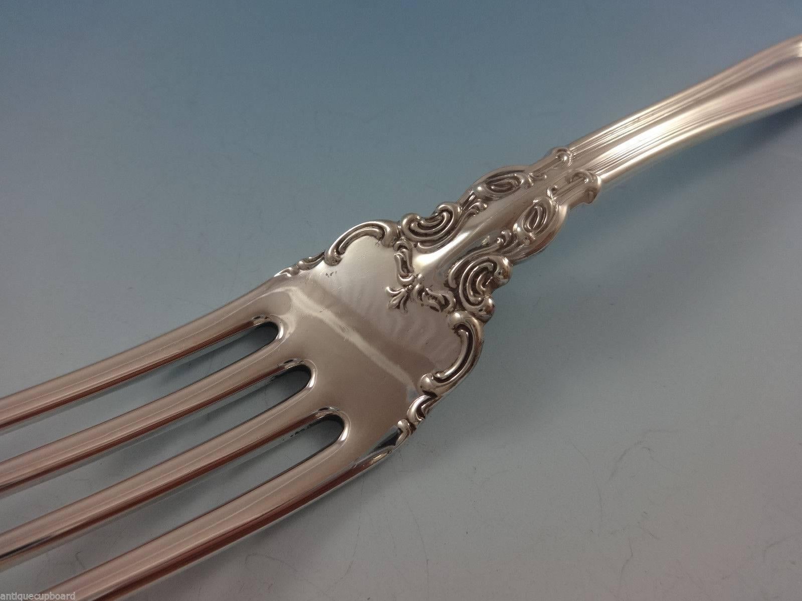 Late 19th Century Chantilly by Gorham Sterling Silver Dinner Flatware Set for 8 Service 40 Pieces