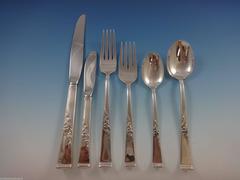 Classic Rose by Reed & Barton Sterling Silver Flatware Set 12 Service 77 Pieces