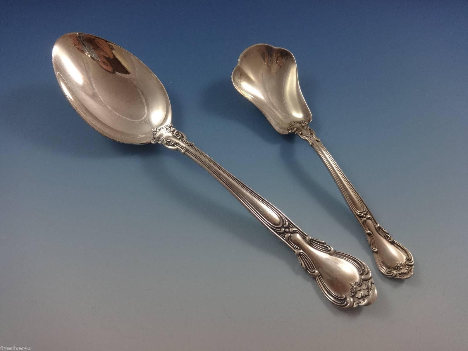 Chantilly by Gorham Sterling Silver Flatware Set for Eight Service 51 Pieces 1