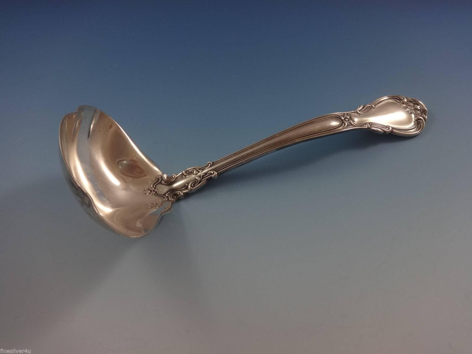 Late 19th Century Chantilly by Gorham Sterling Silver Flatware Set for Eight Service 51 Pieces