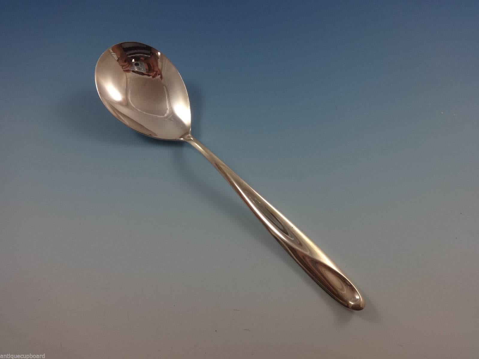 Escultura de plata de Reed & Barton Cubertería de plata de ley Juego de 8 cubiertos 49 piezas Plata esterlina en venta