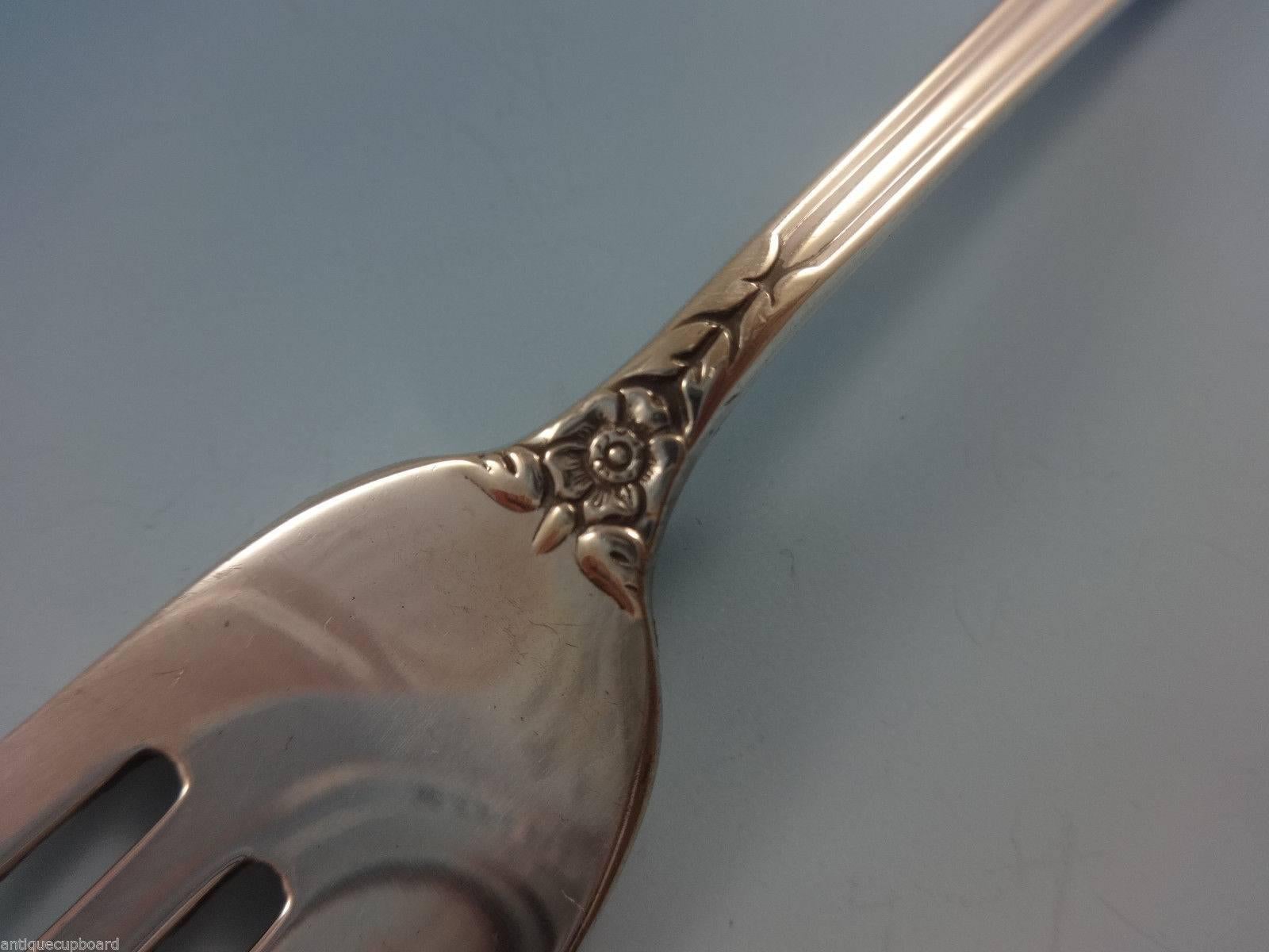 Cubiertos de Plata de Ley Fragrance by Reed & Barton Servicio Para 12 Set 74 Piezas en Excelente estado para la venta en Big Bend, WI