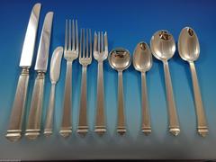 Hampton by Tiffany & Co. Sterling Silver Flatware Set for 12 Service 186 Pcs