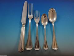 Milano by Buccellati Sterling Silver Flatware Dinner Set of Eight Service, Italy