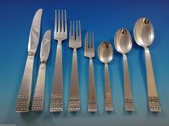 Impero von Stancampiano:: Besteck aus Sterlingsilber:: Tafelbesteck:: 101 Teile:: Italien