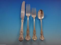 8 services de couverts en argent sterling Memory Lane par Lunt, 34 pièces