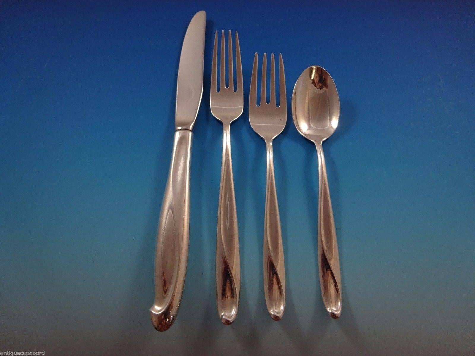reed and barton silver sculpture flatware