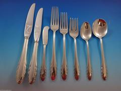 Lyric by Gorham Sterling Silver Flatware Dinner Service for 12 Set 101 Pieces