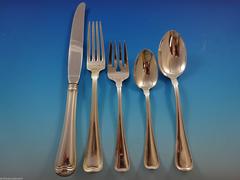 Old French by Gorham Sterling Silver Flatware Dinner Service 12 Set 67 Pieces