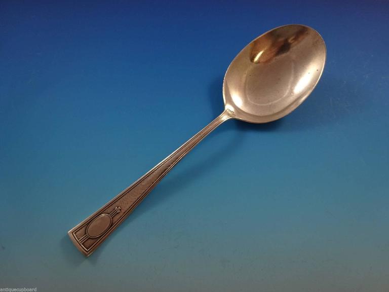 Sterling Silver Flatware Wallace Carthage Serving Spoon 