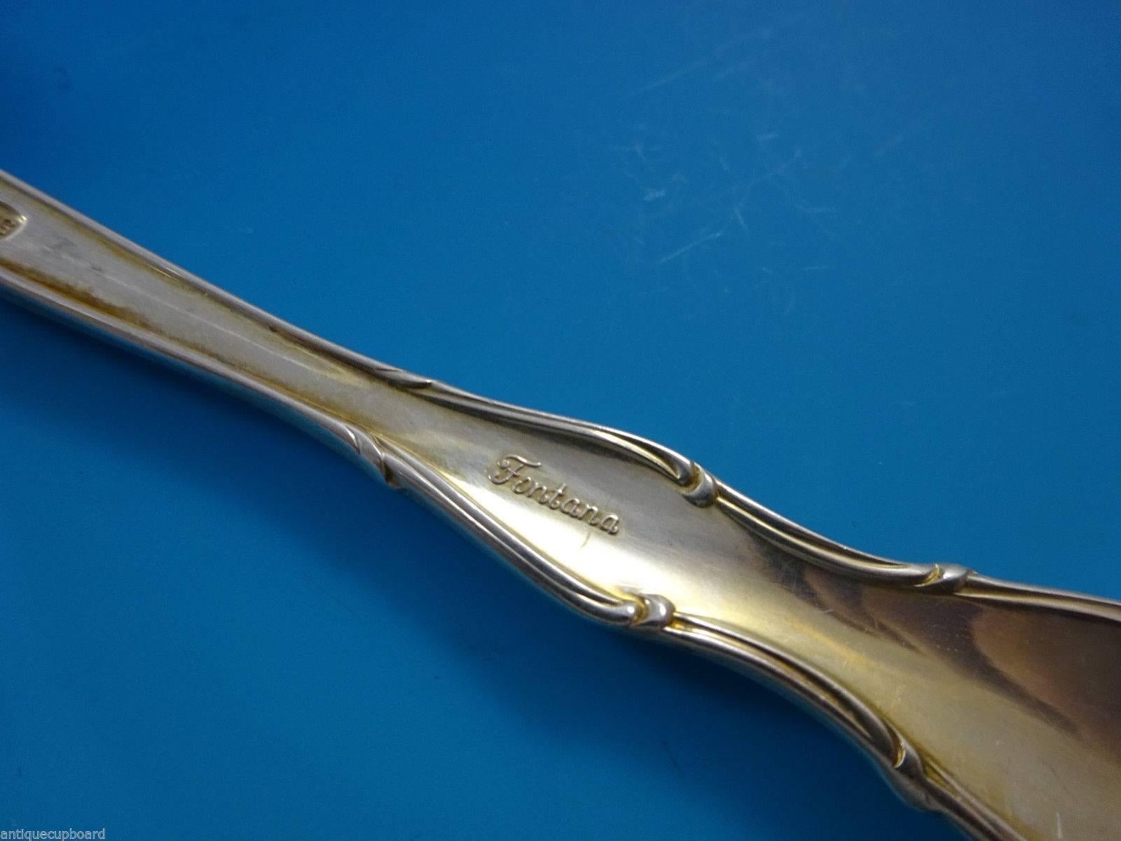 Argento 925 Fontana by Towle - Set di posate in argento sterling per 8 persone per il pranzo 32 pezzi in vendita