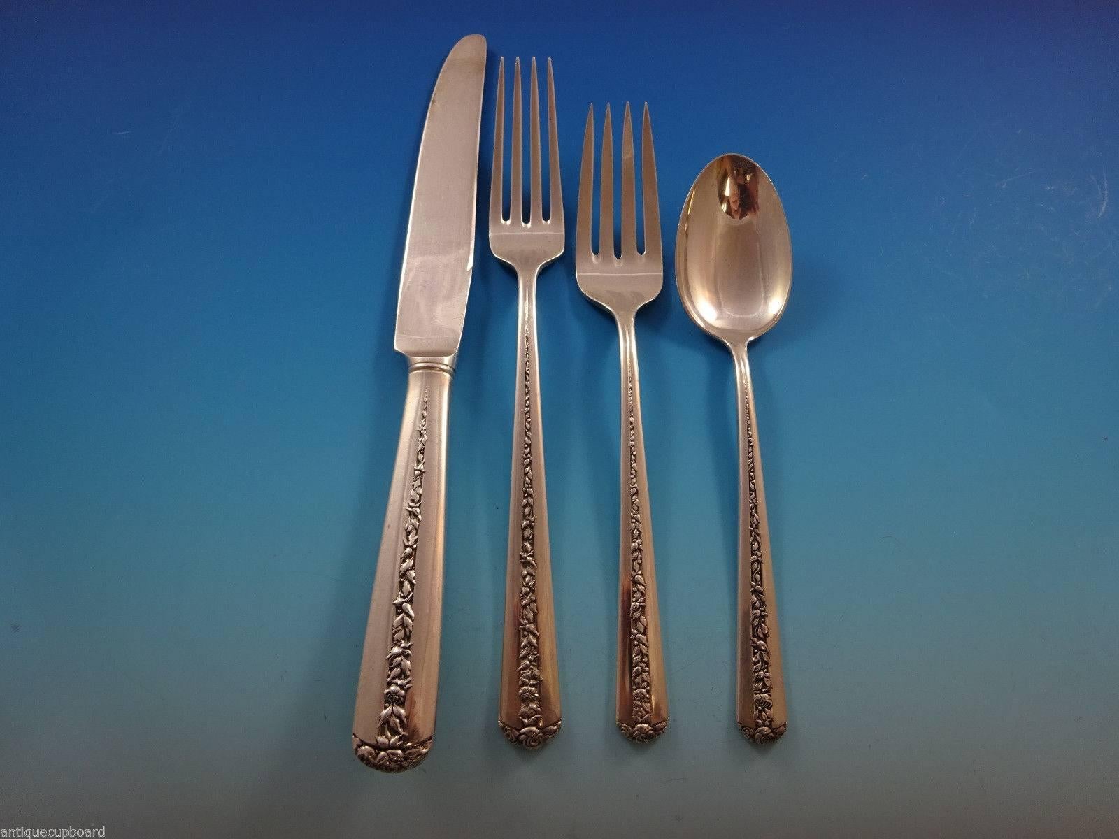 rambler rose silverware