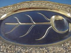 Repousse by Kirk Silver Tray with Tree and Well, Rare