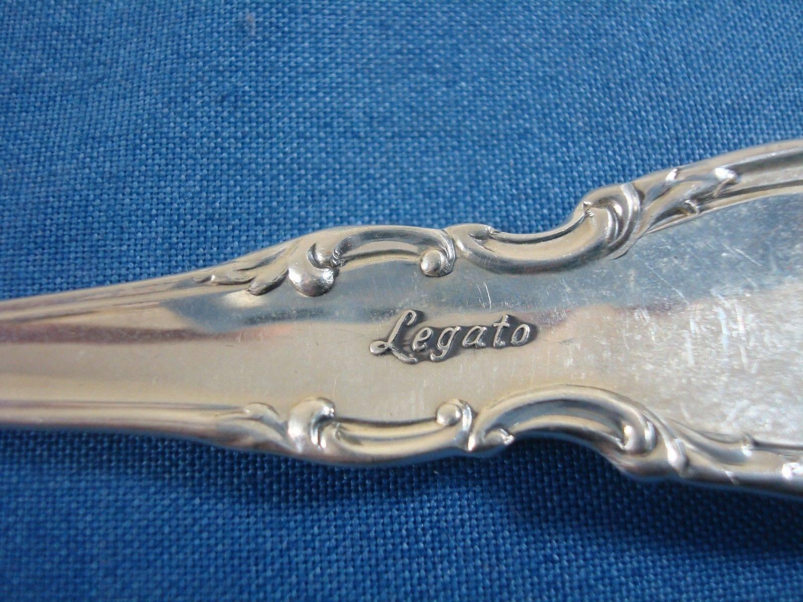 Legato by Towle Sterling Silver Flatware Service Set 61 Pieces Dinner Size In Excellent Condition In Big Bend, WI