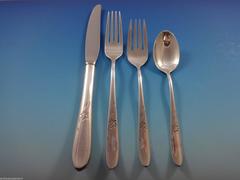 Autumn Leaves by Reed & Barton Sterling Silver Flatware Service 8 Set, 32 Pieces