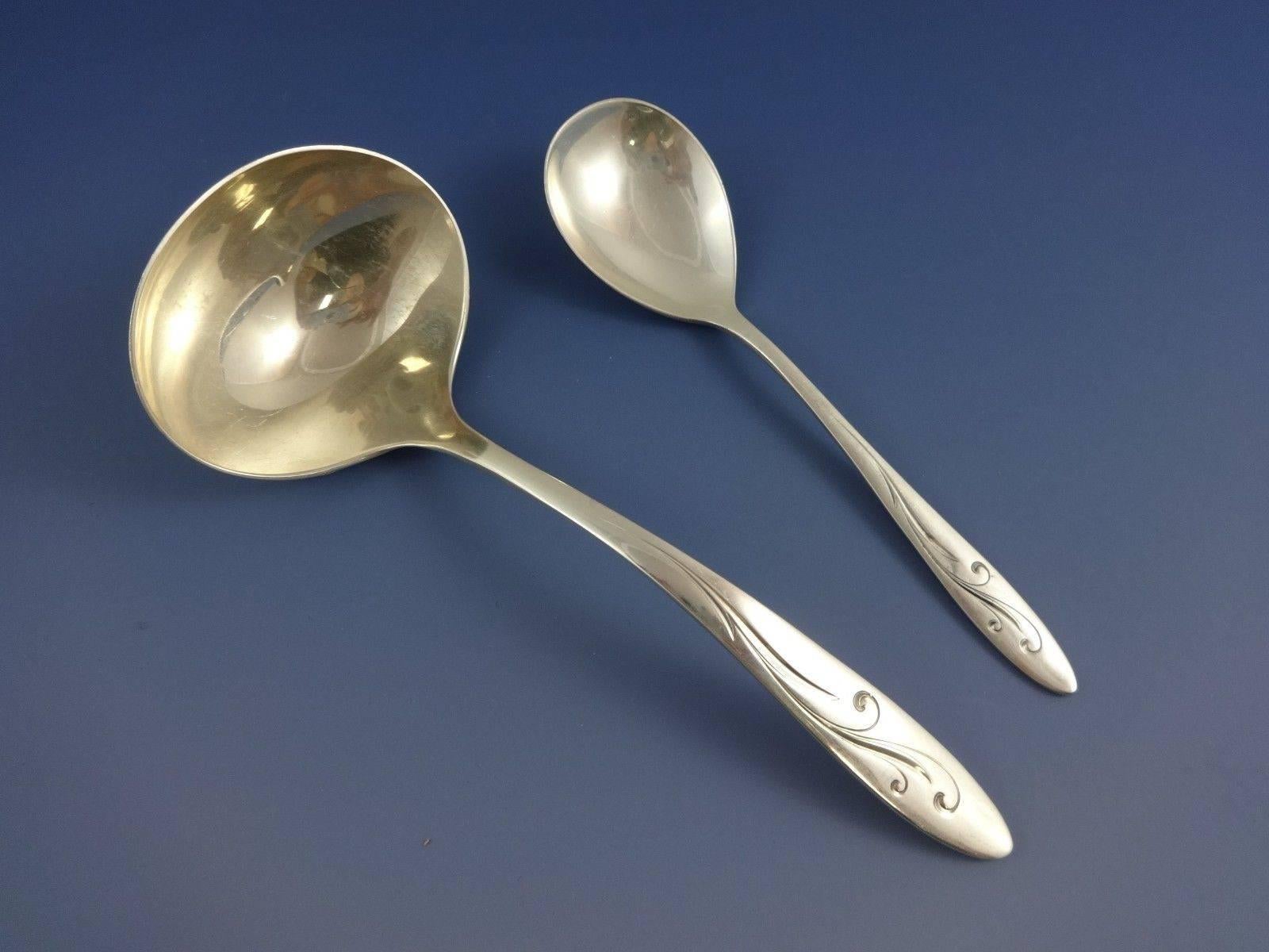 Set di posate in argento Sterling Awakening by Towle per 8 persone 74 pezzi in vendita 3
