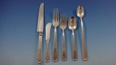 Calvert by Kirk Sterling Silver Flatware Set for 8 Service 52 Pieces Threaded