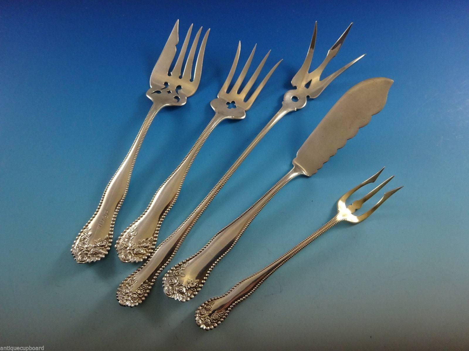 Late 19th Century Lancaster by Gorham Sterling Silver Flatware Set for 12 Service 172 Pcs Superb