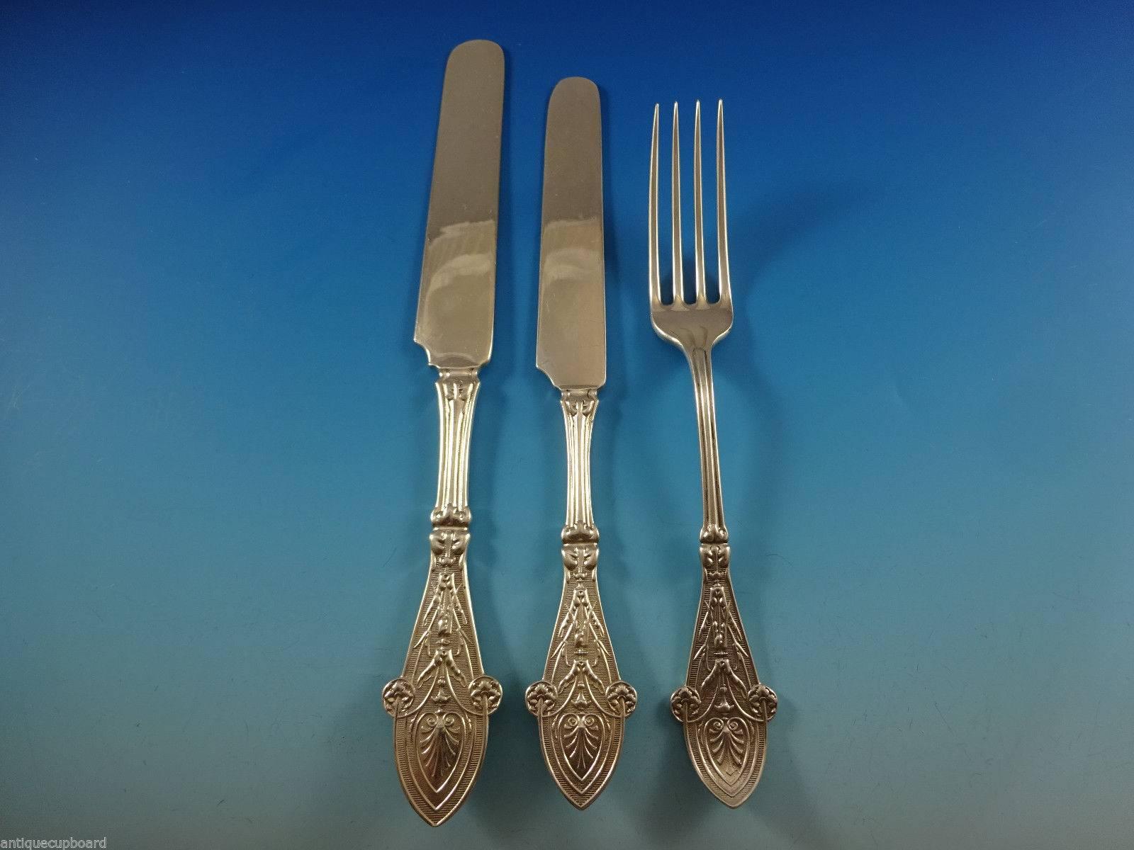 Italian by Tiffany & Co. Sterling Silver Large Flatware Set Service 117 Pieces 4