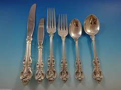 El Grandee by Towle Sterling Silver Flatware Set 8 Service Luncheon 48 Pieces