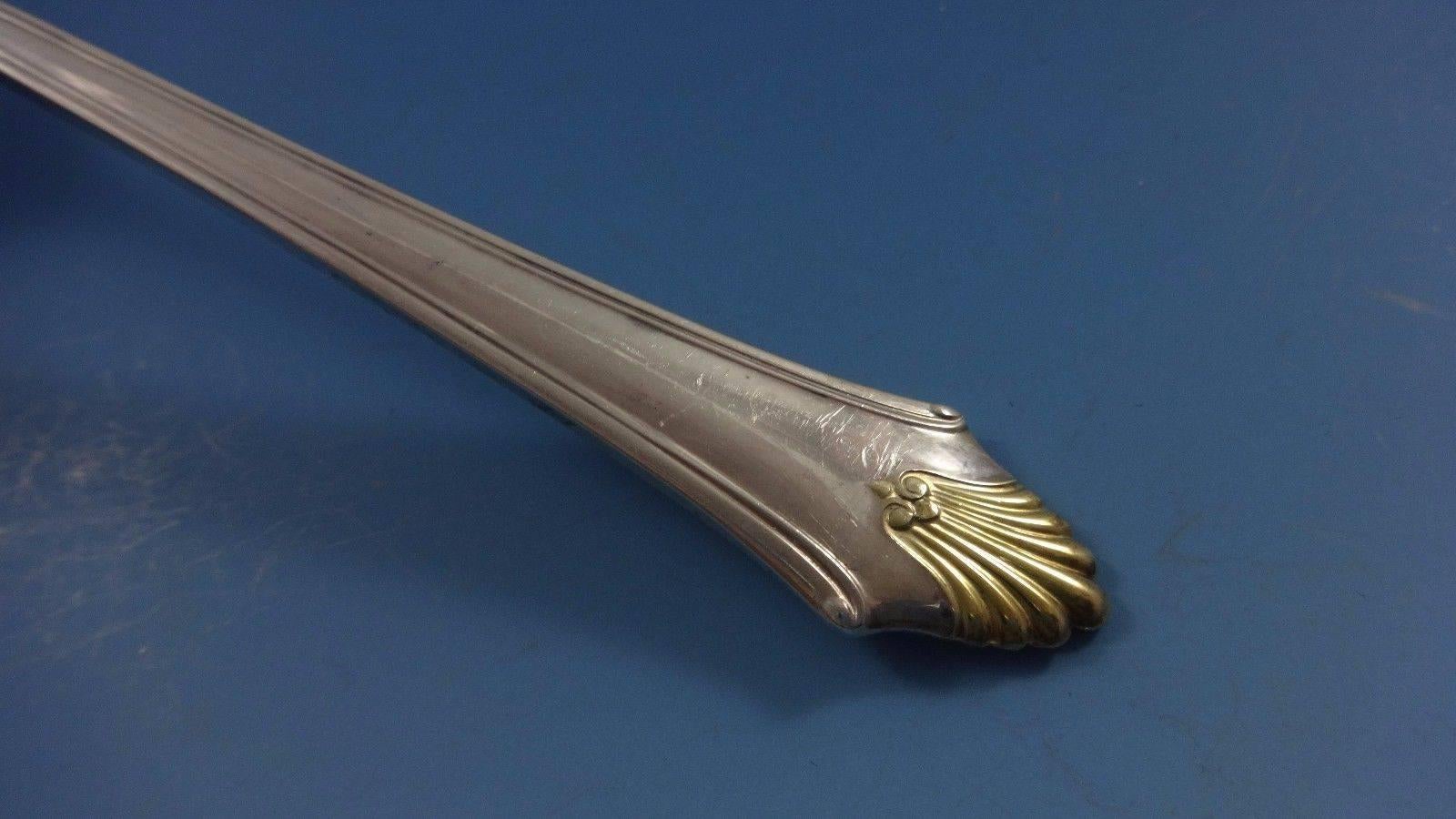 Américain Ensemble de huit couverts en argent sterling Edgemont Gold par Gorham, service de table 33 pièces en vente