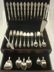 Grande Regency by International Sterling Silver Flatware Set 8 Service 67 Pieces