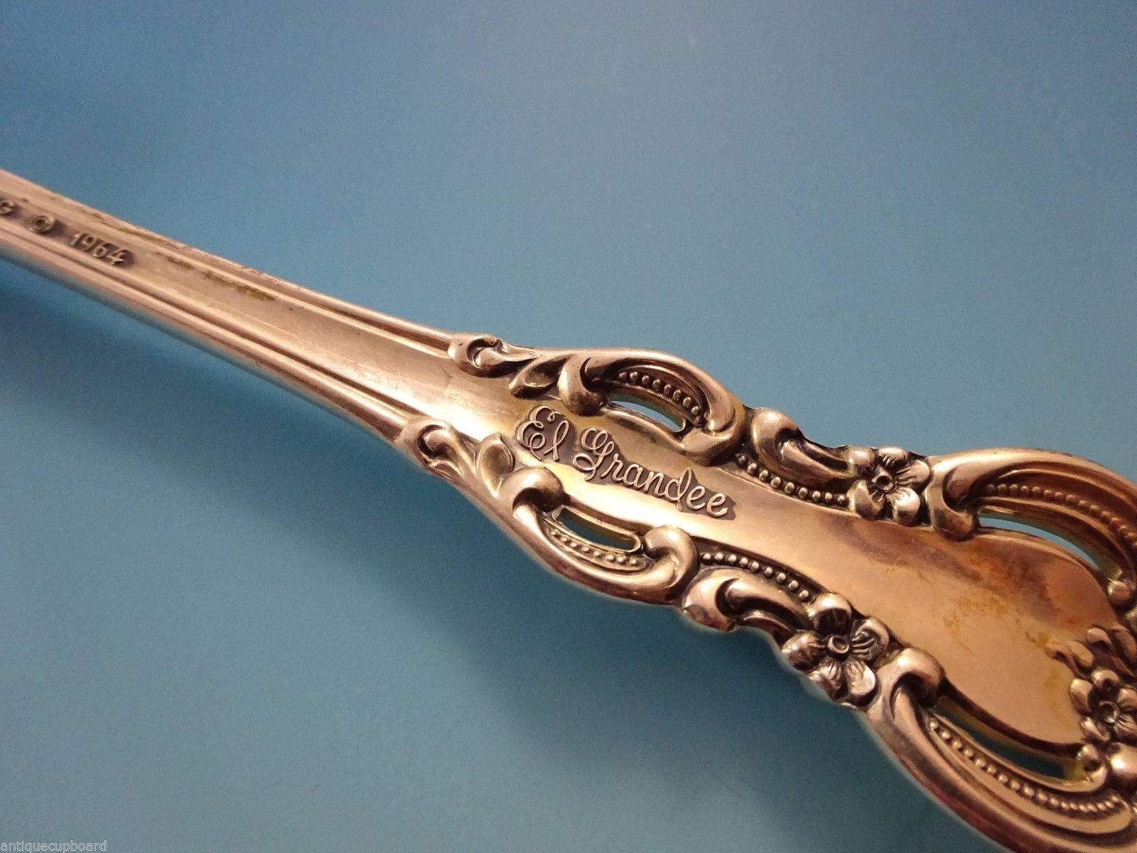 EL Grandee by Towle Set di posate in argento sterling per otto persone 45 pezzi in vendita 1